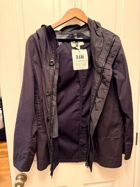 Cotton Jacket w/ Brimmed Hood